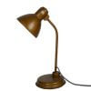 Goldene Vintage Schreibtischlampe